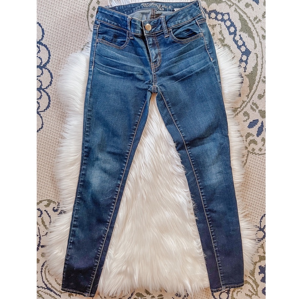 American Eagle high rise denim